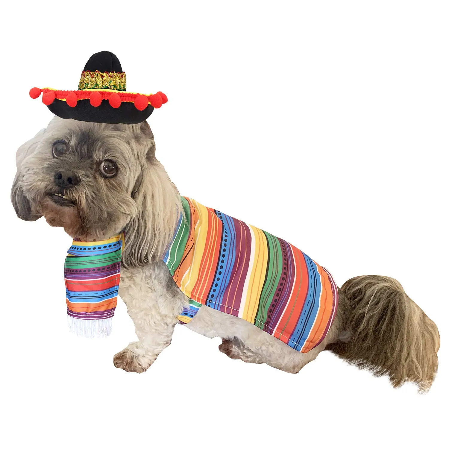 22in Fiesta Pet Costumes, 2 Pcs