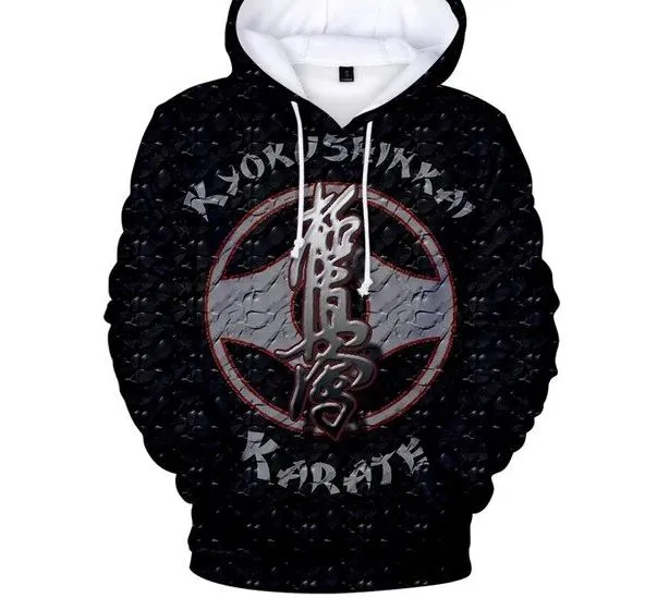 3D Hooded kyokushin karaté hoodie