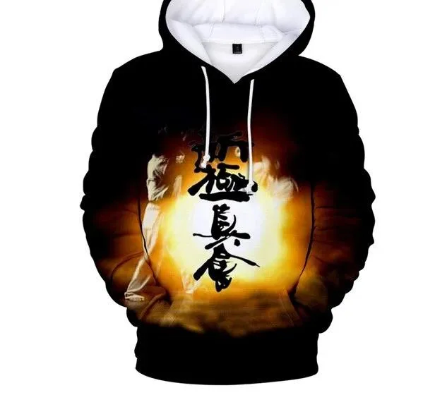 3D Hooded kyokushin karaté hoodie