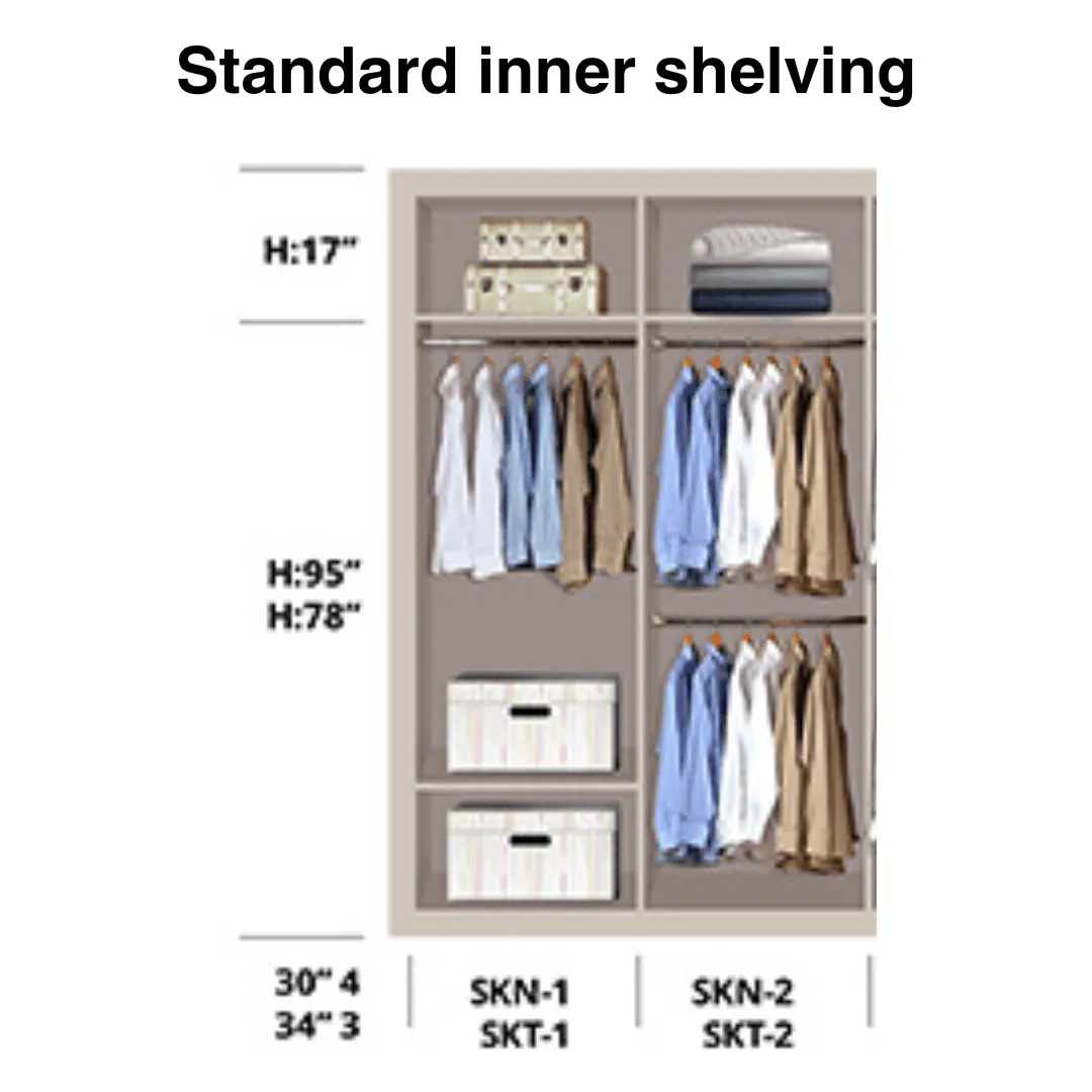 6ftx8ft Sliding Door Wardrobe D3(AG-S1)