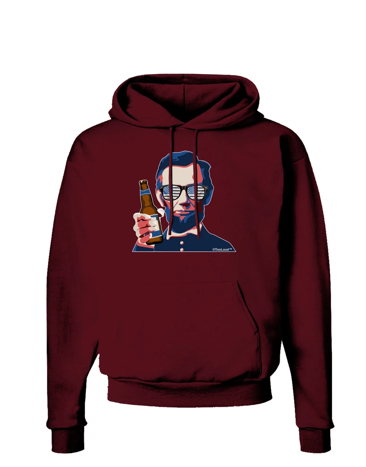 Abraham Drinkoln Dark Hoodie Sweatshirt
