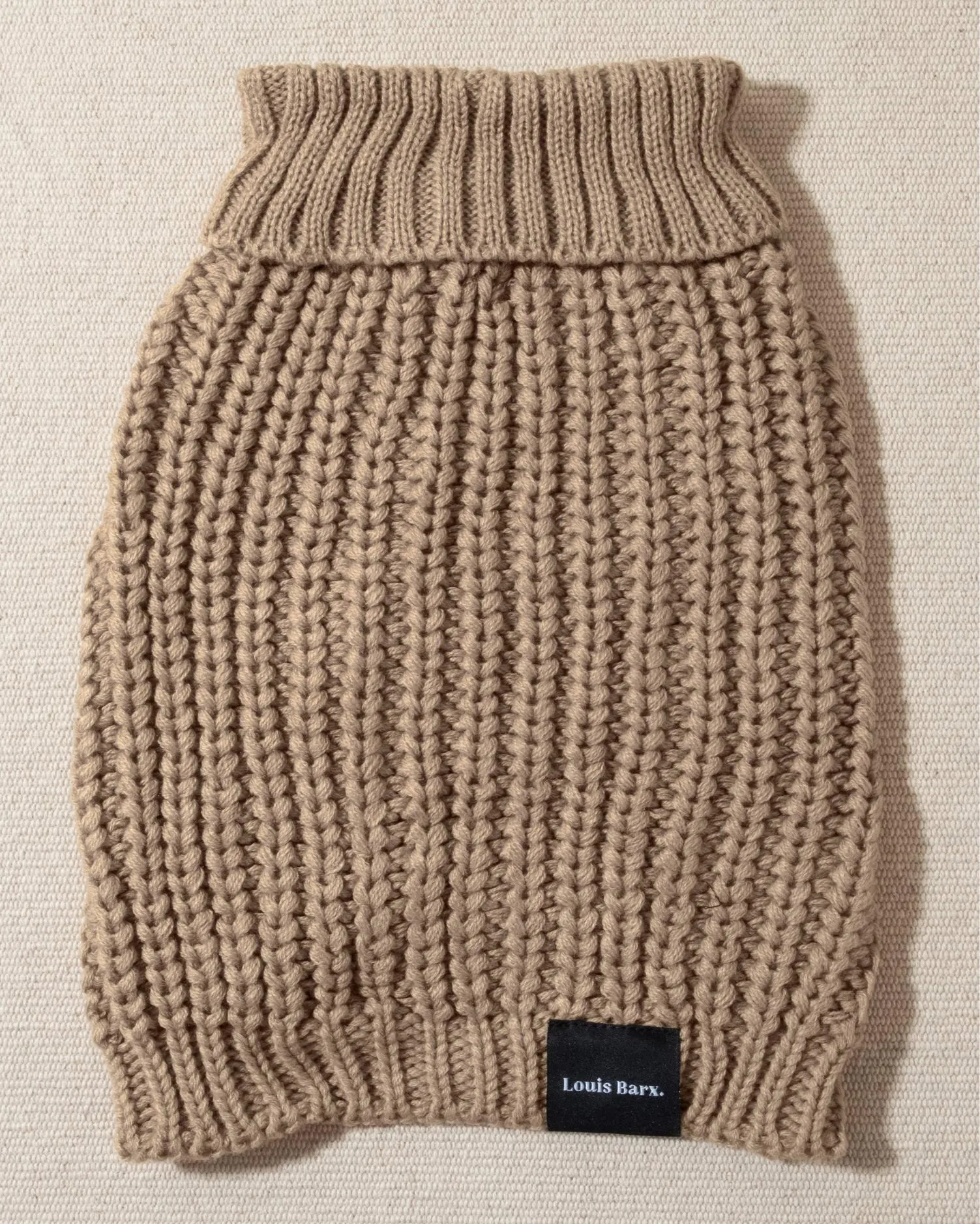 Adele Mocha Turtleneck Dog Sweater