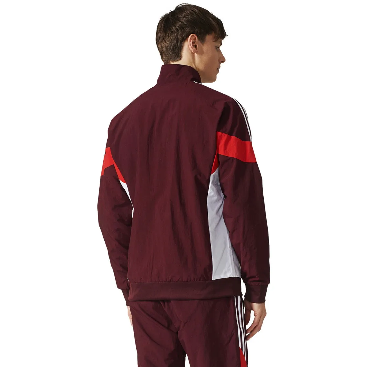 Adidas Men's Originals Challenger Track Jacket Maroon