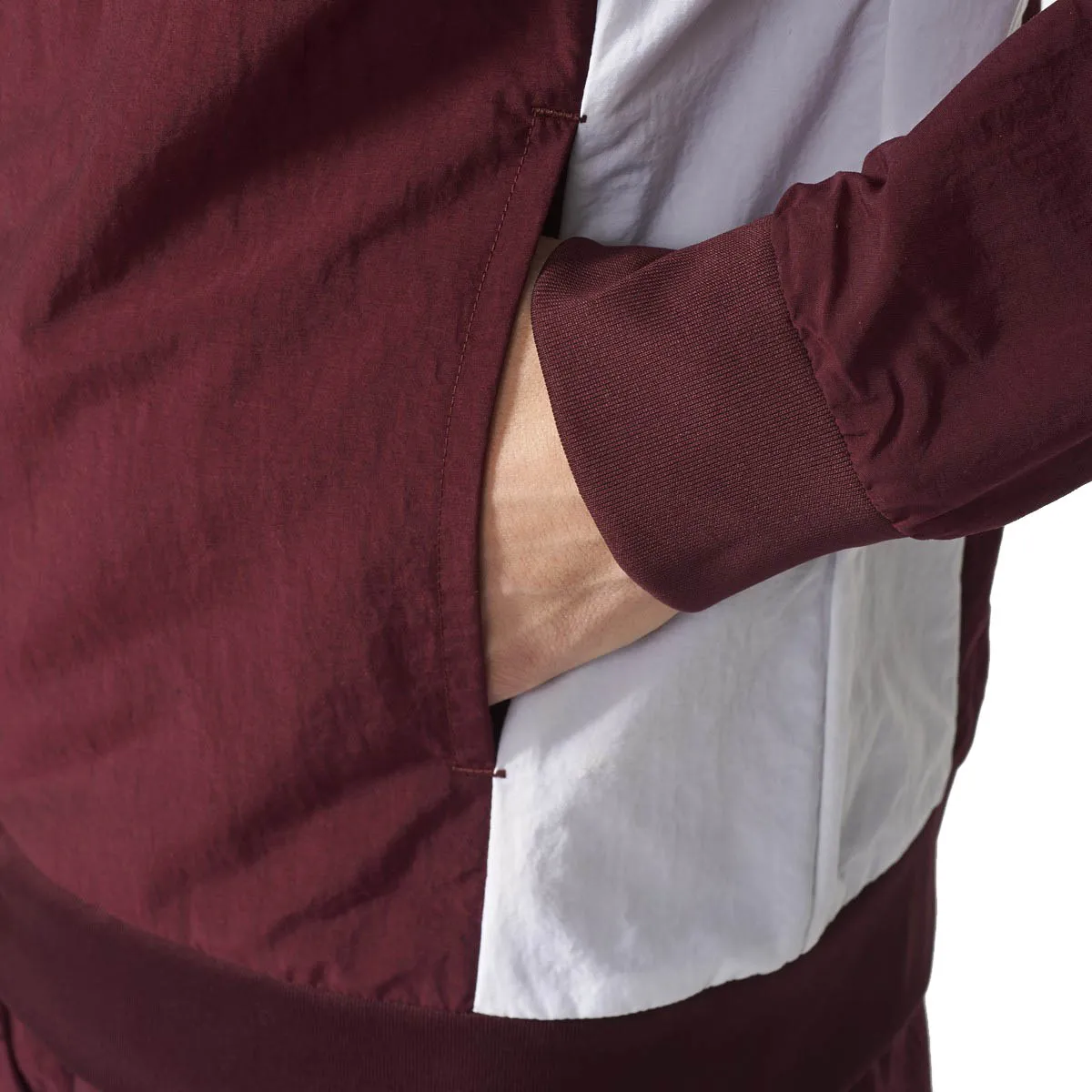 Adidas Men's Originals Challenger Track Jacket Maroon