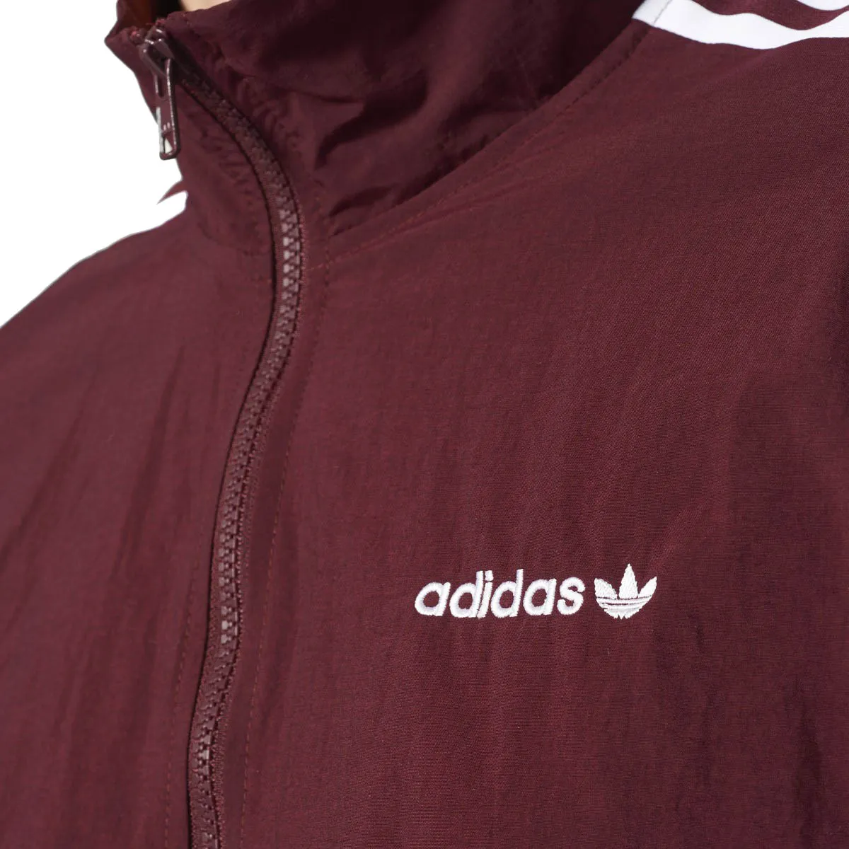 Adidas Men's Originals Challenger Track Jacket Maroon