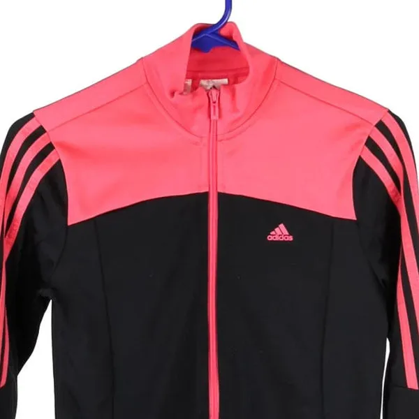 Age 13-14 Adidas Track Jacket - Large Block Colour Polyester