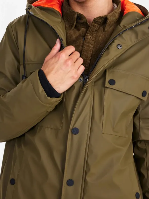 Anerkjendt Dark Olive Raincoat