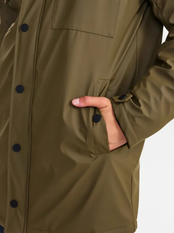 Anerkjendt Dark Olive Raincoat