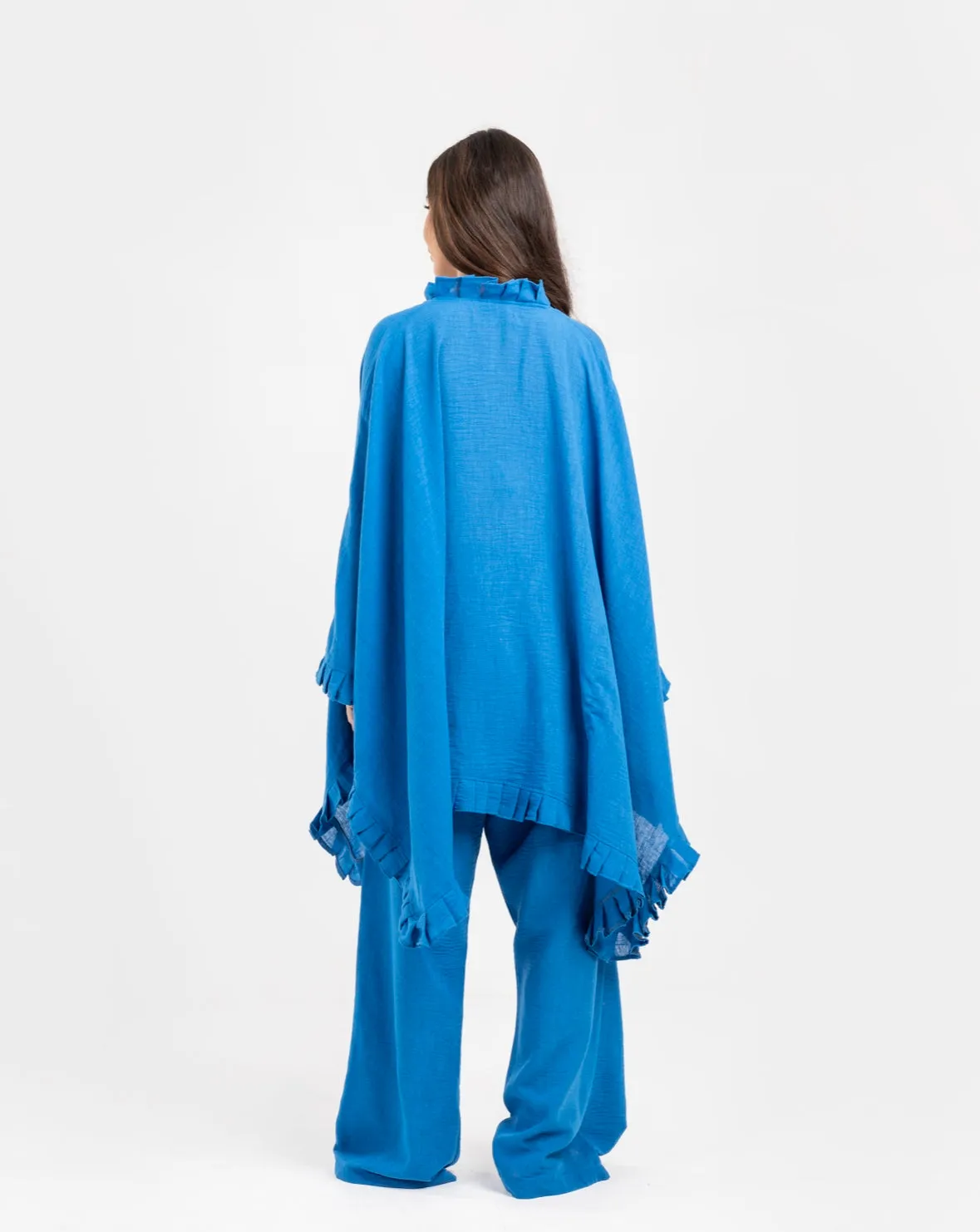 Blue Linen Set