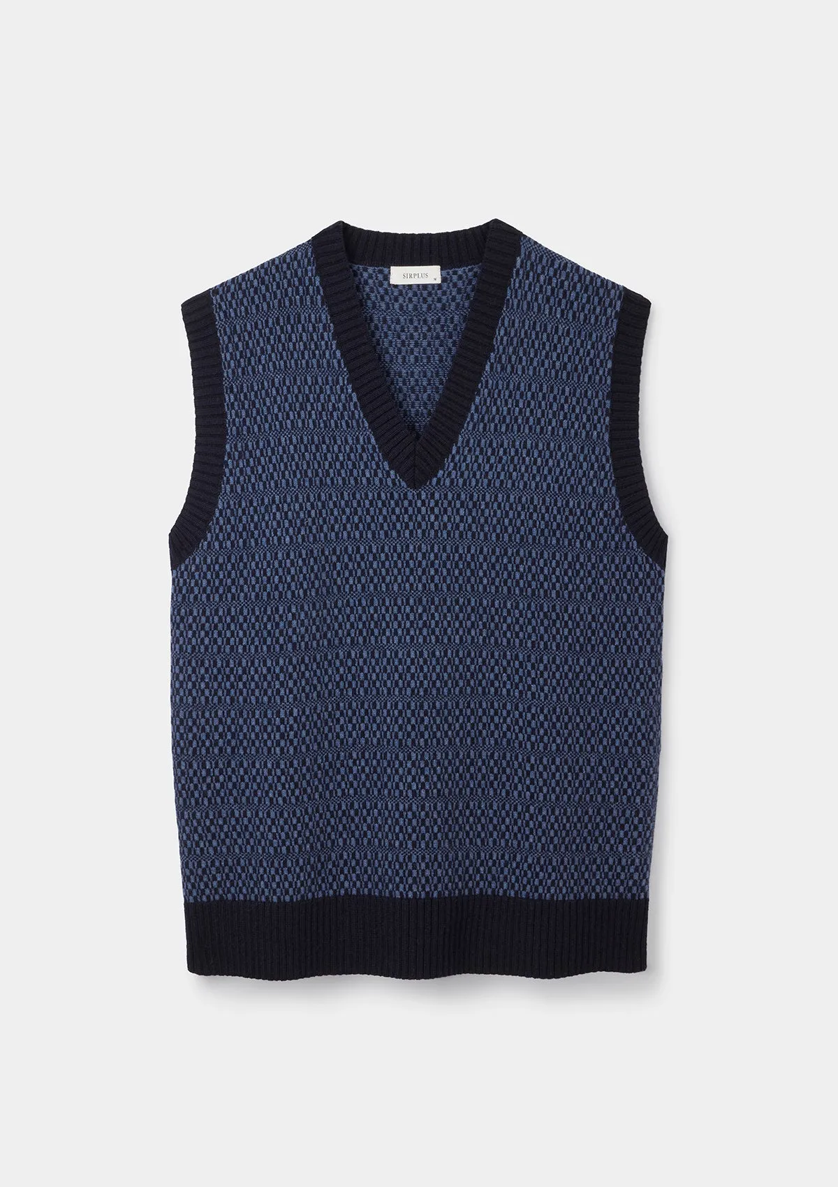 Blue Tile Fair-Isle Vest
