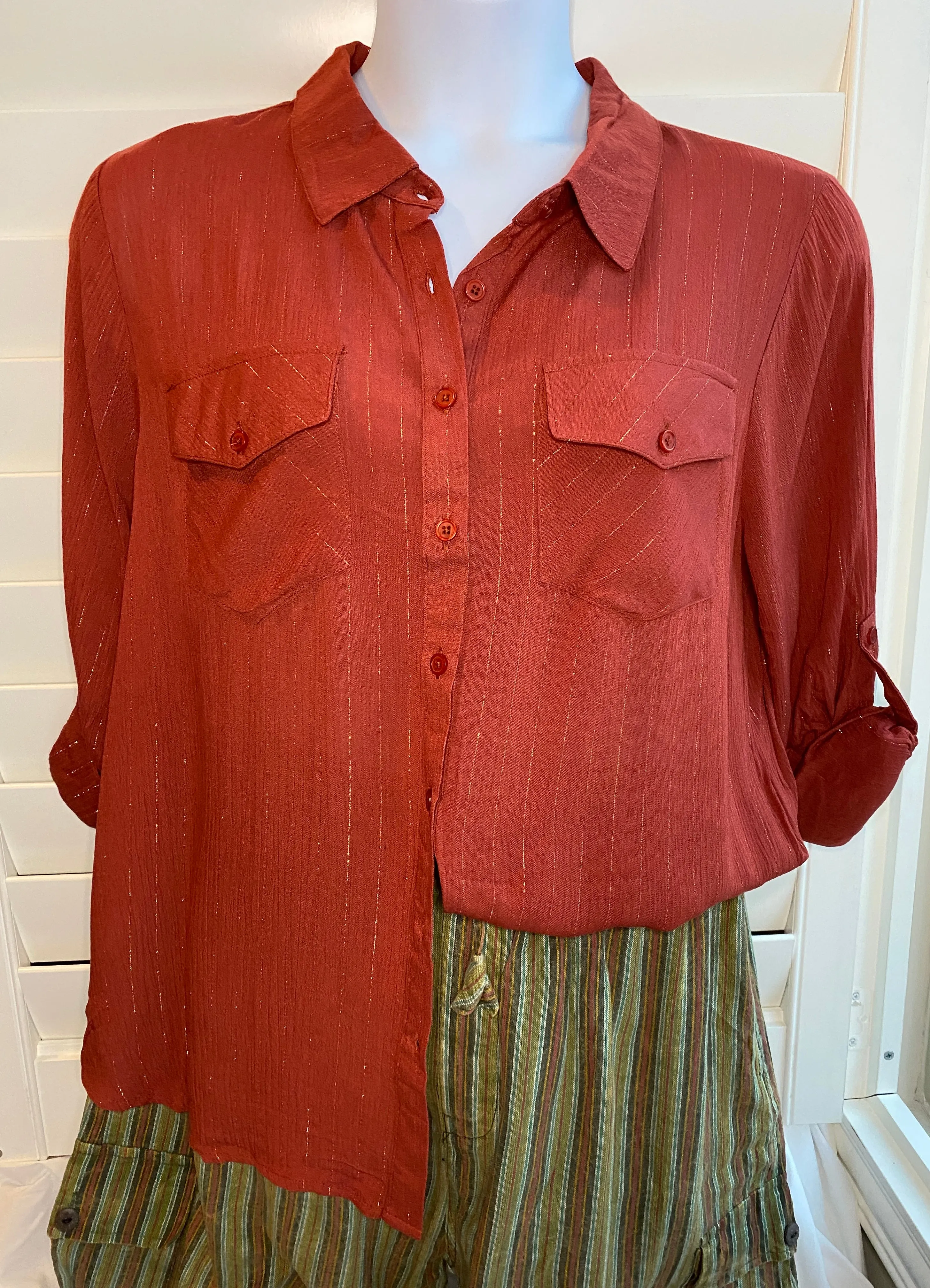 Bohemian Pants with Cargo Pockets