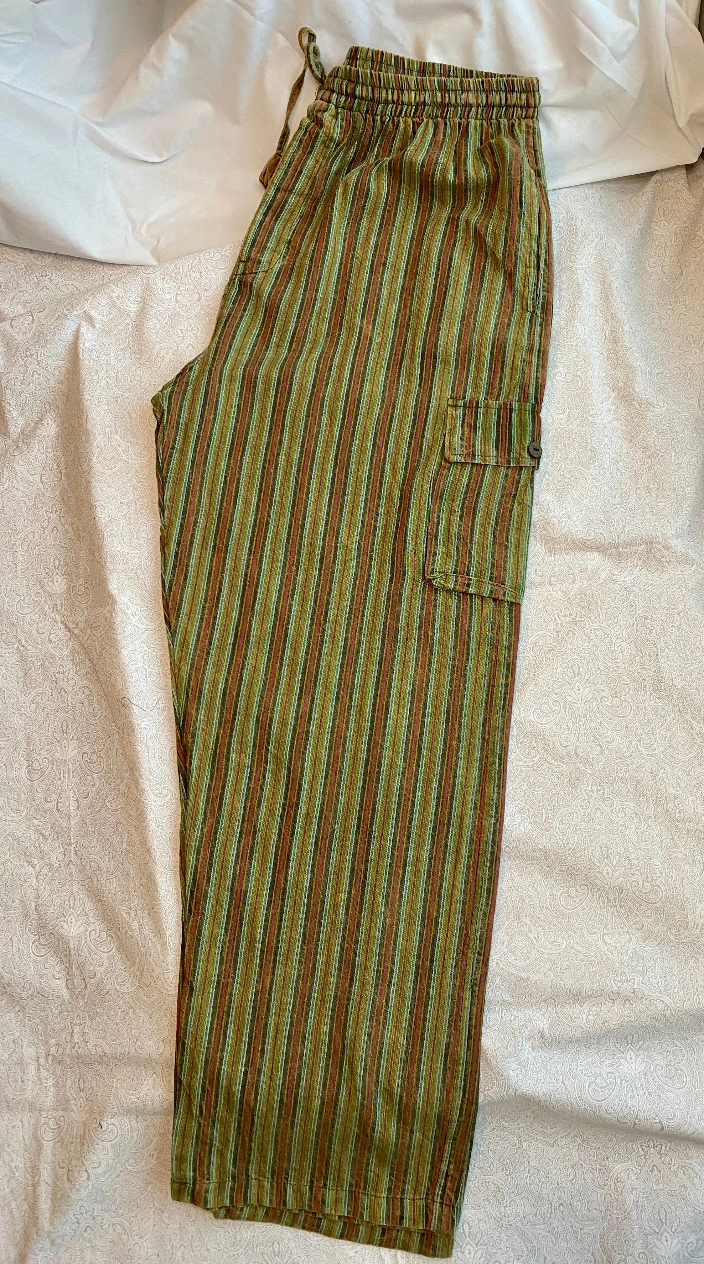 Bohemian Pants with Cargo Pockets