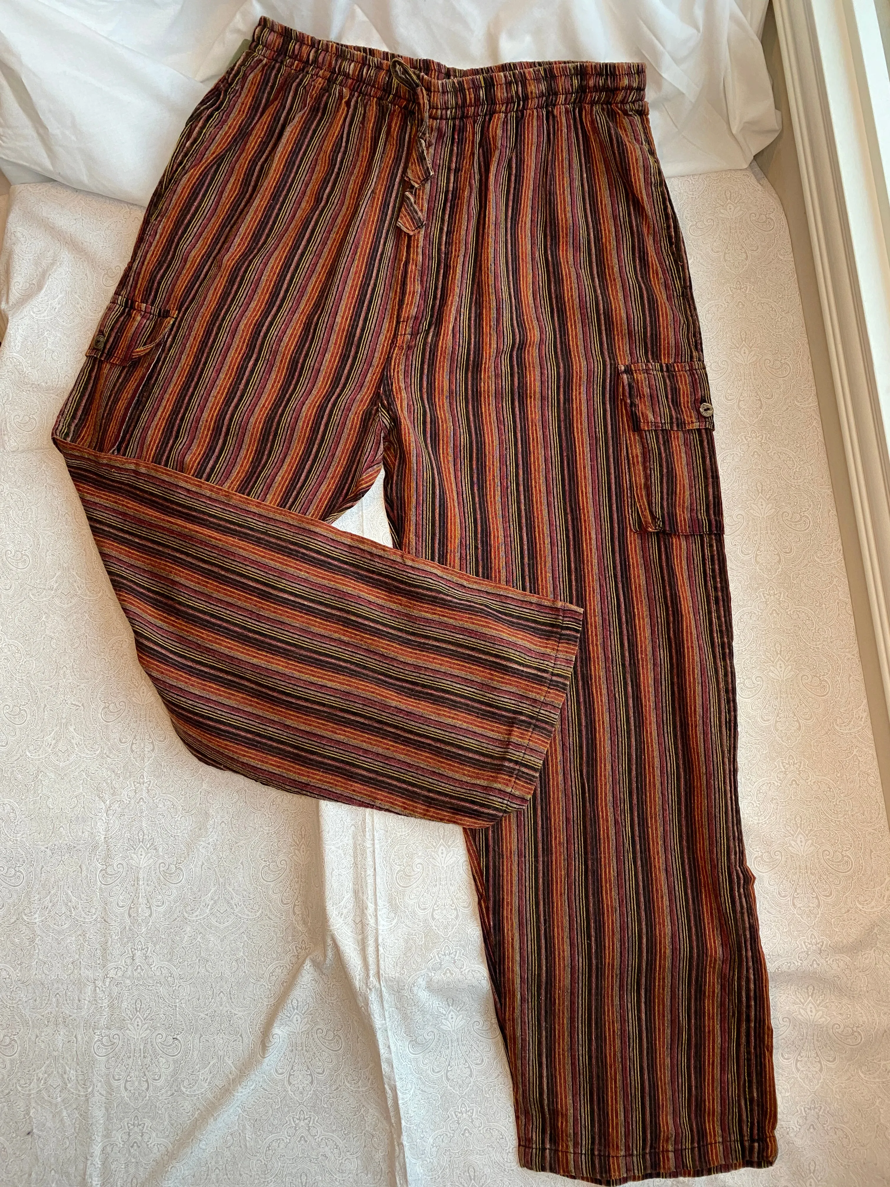 Bohemian Pants with Cargo Pockets