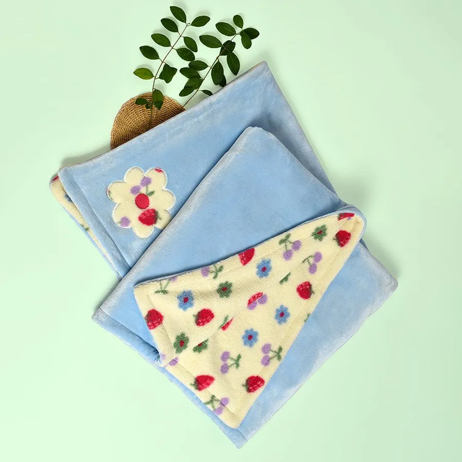 Bonjour Double Layer Daisy Blanket