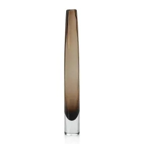 Brynn Slim Taupe Vase - Large