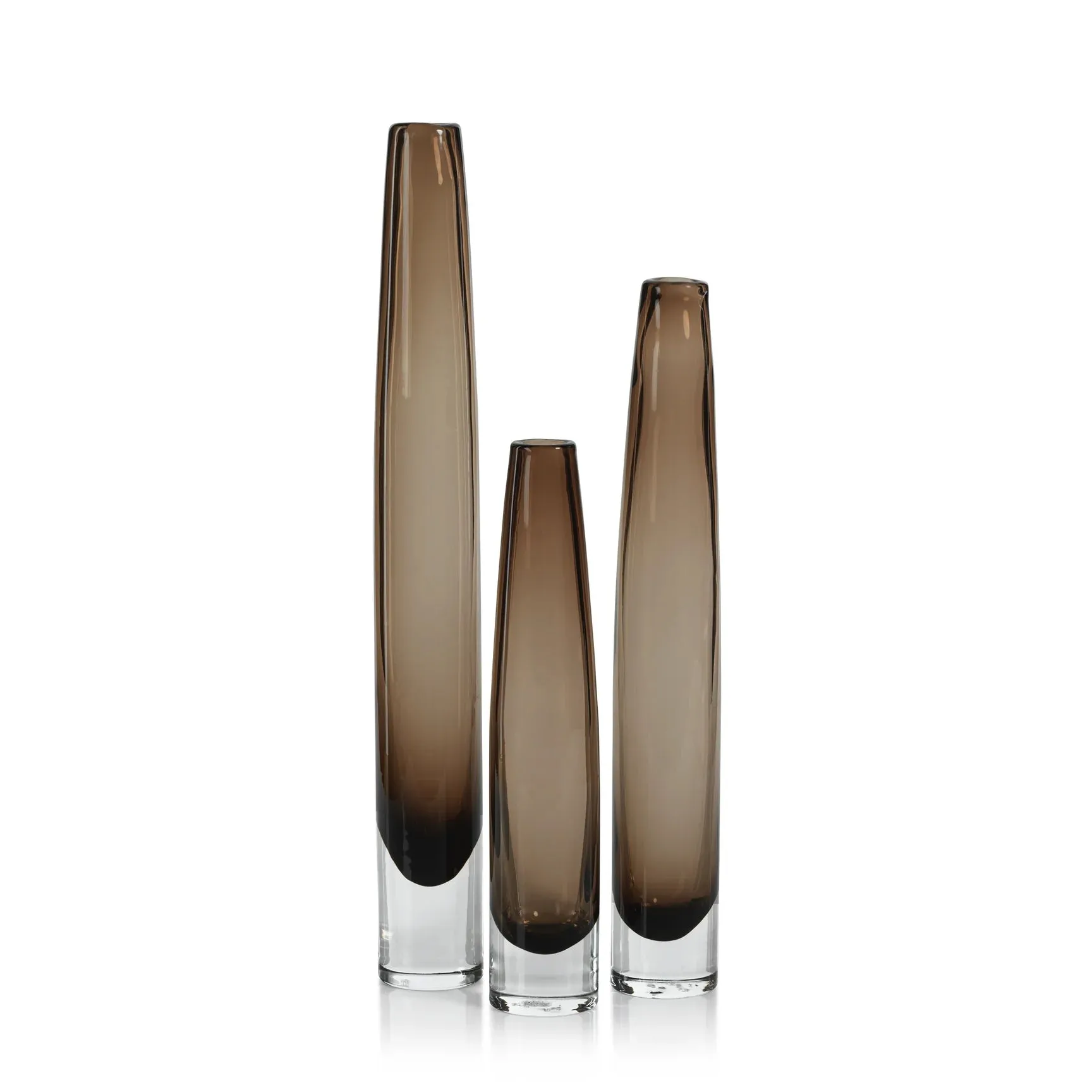 Brynn Slim Taupe Vase - Large