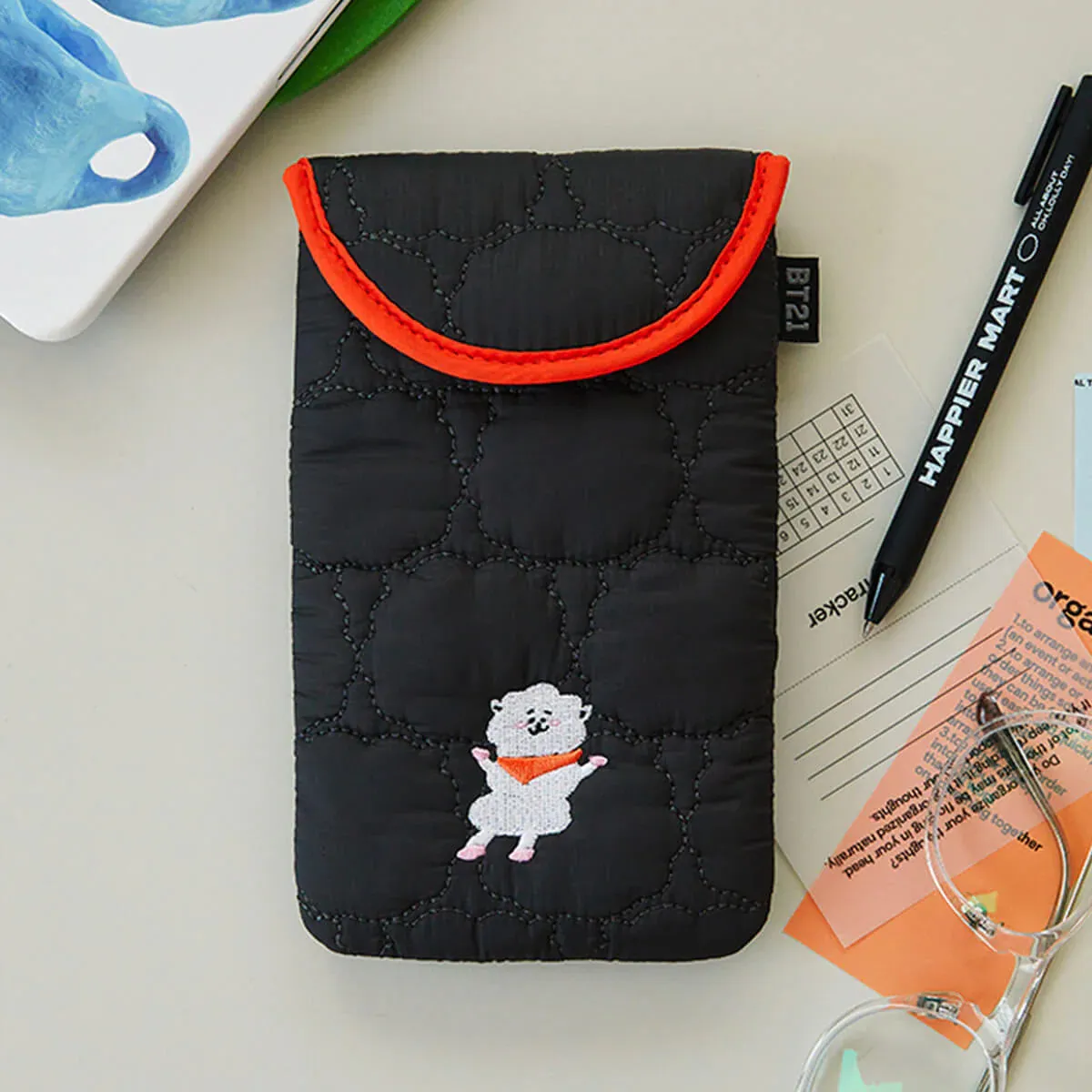 BT21 RJ WINTER PADDED MULTI POUCH