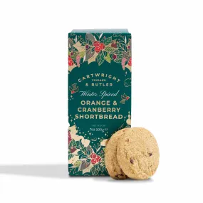 Cartwright & Butler Winter Spiced Orange & Cranberry Shortbread