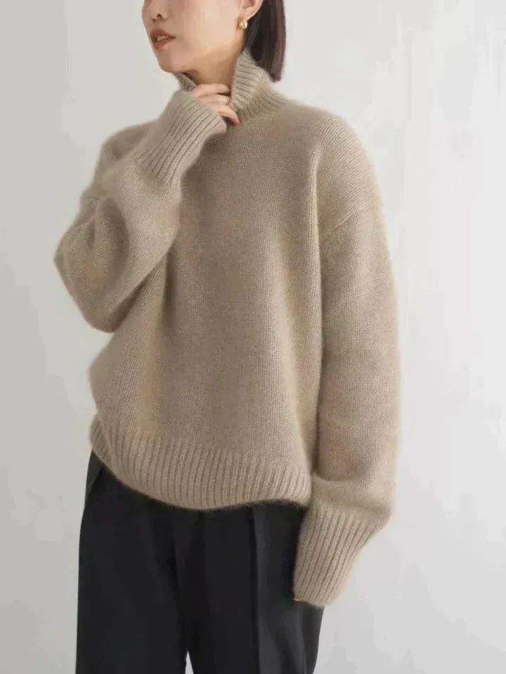 Cashmere turtleneck sweater