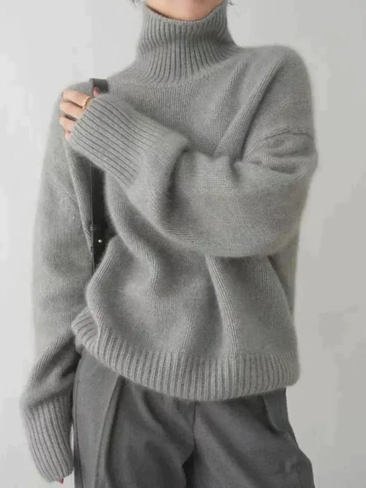 Cashmere turtleneck sweater
