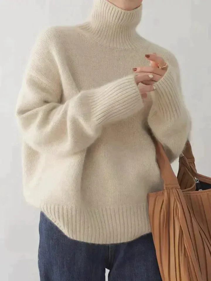 Cashmere turtleneck sweater