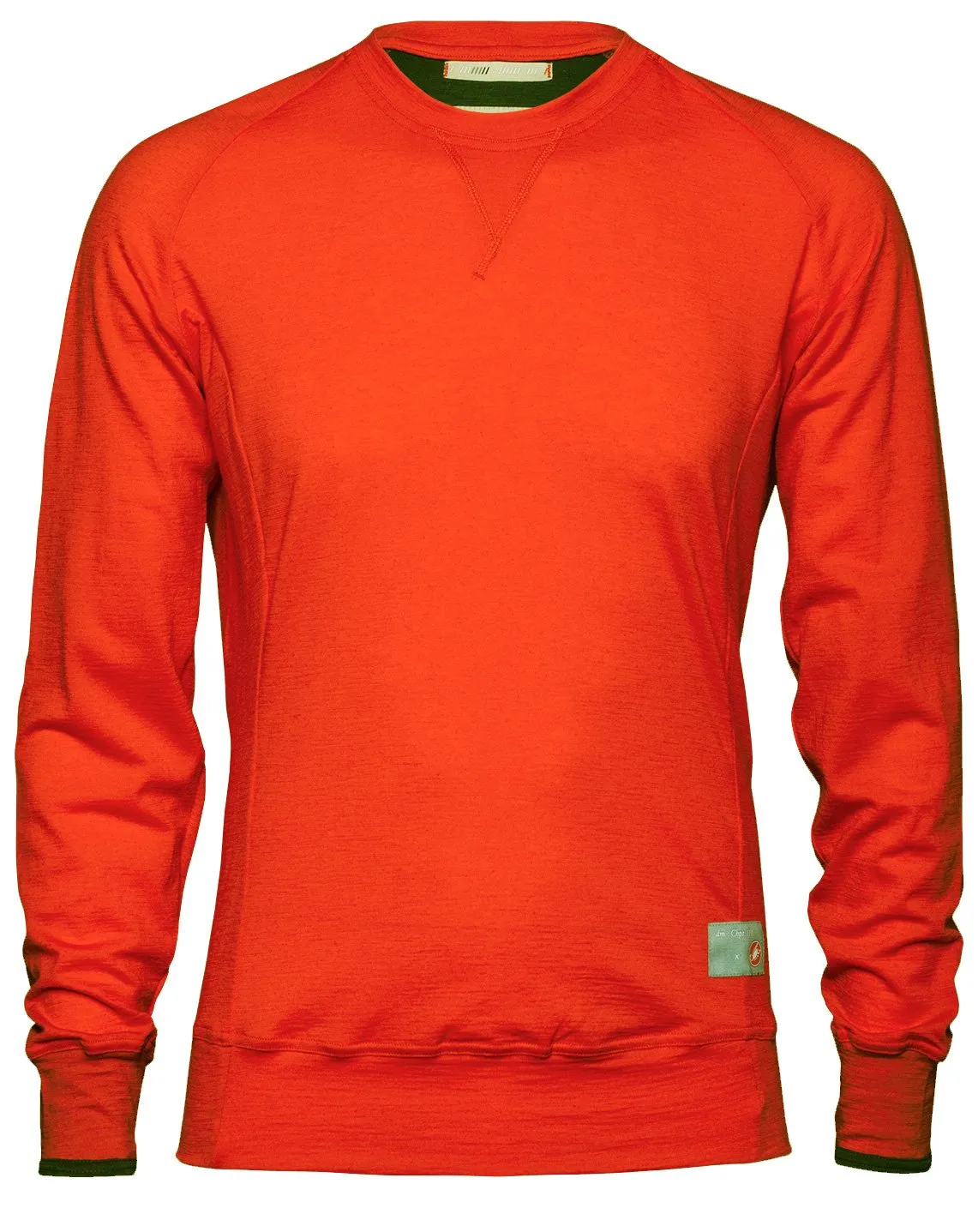 Castelli CHPT3 Long Sleeve Winter Base Layer 1.82 Jersey, Fire Red - Size 44