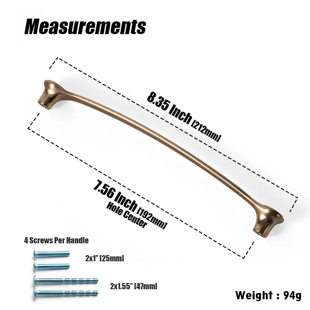 Casual Luxury Solid Zinc Cabinet Handles for Drawer, Cupboard, Wardrobe