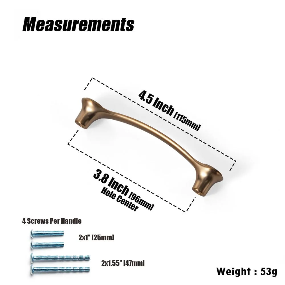 Casual Luxury Solid Zinc Cabinet Handles for Drawer, Cupboard, Wardrobe