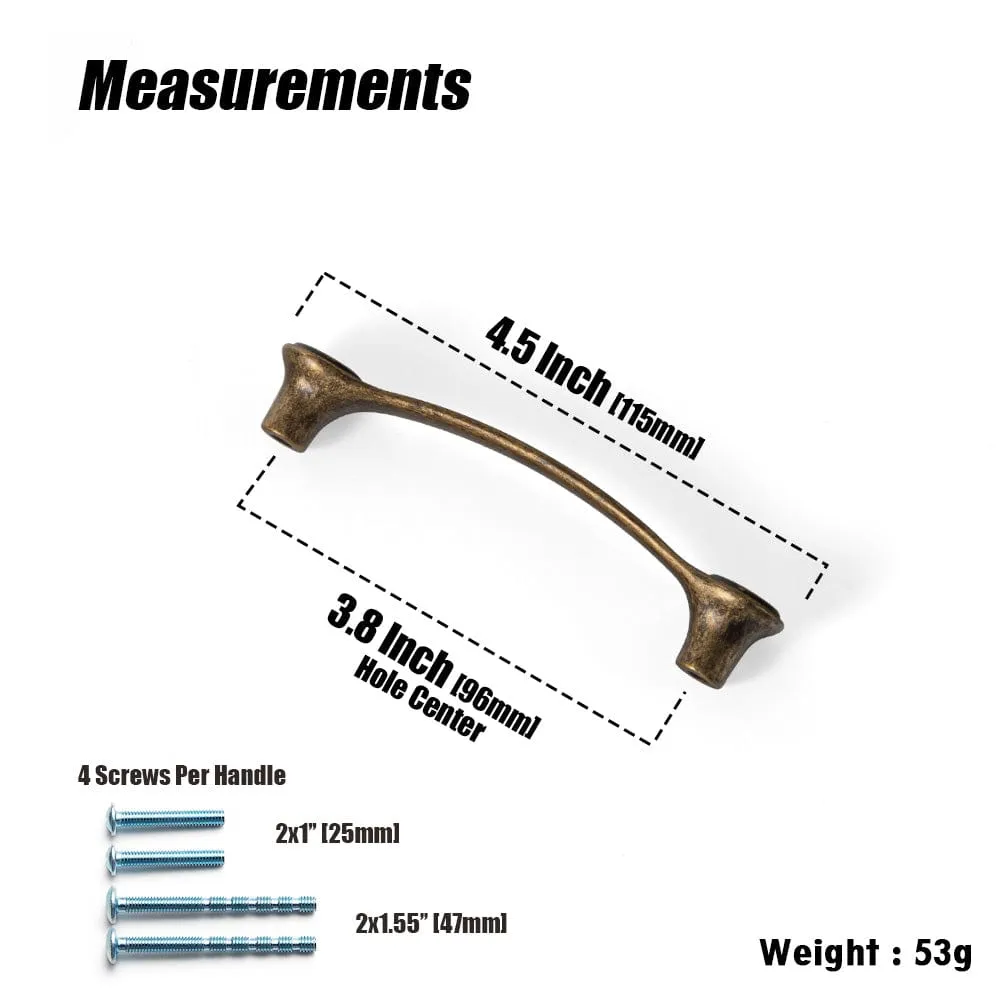 Casual Luxury Solid Zinc Cabinet Handles for Drawer, Cupboard, Wardrobe