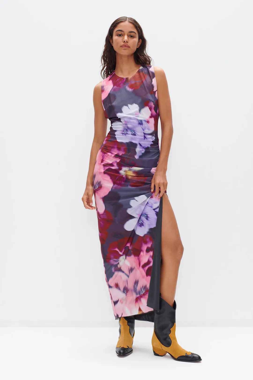 Chamelon Dress - Iris Print