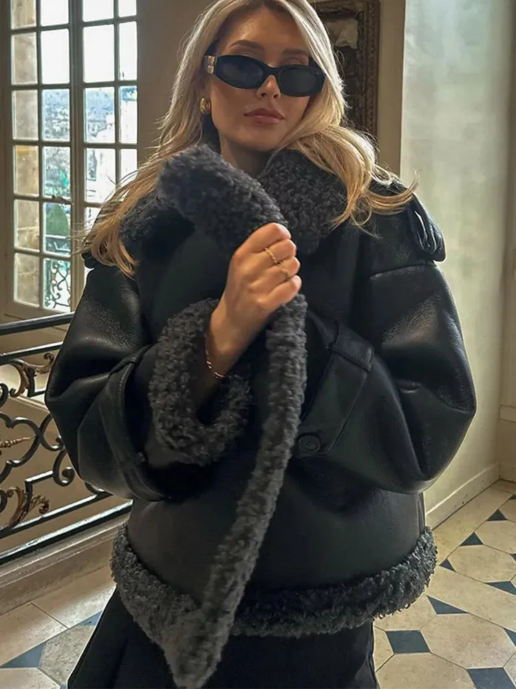 Christie - Cosy jacket with belt