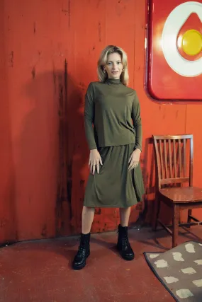 Circle Skirt 24"-Olive