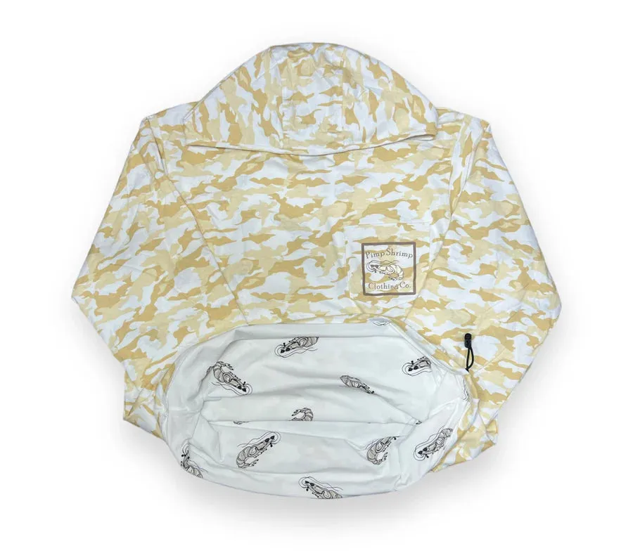 Comfort lined t-shirt hoodie