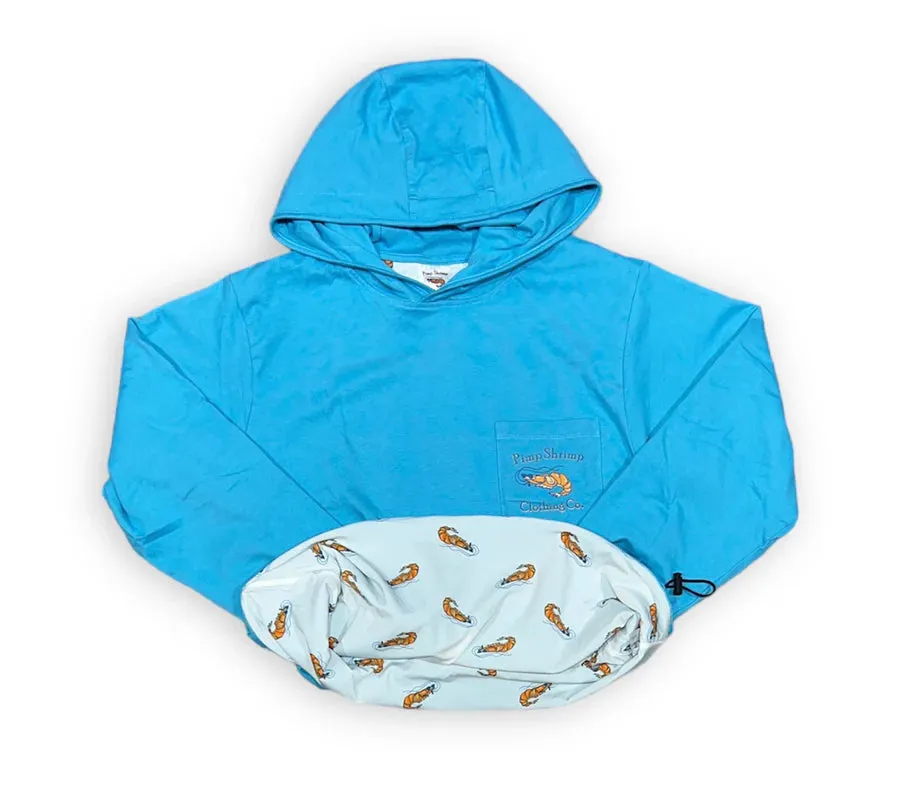 Comfort lined t-shirt hoodie