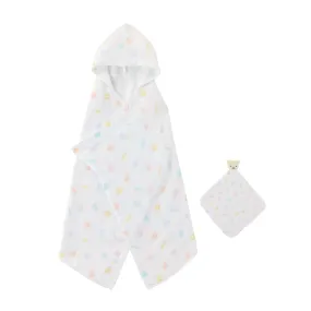 Cosy Cuddle Baby Gauze Poncho & Towel Set