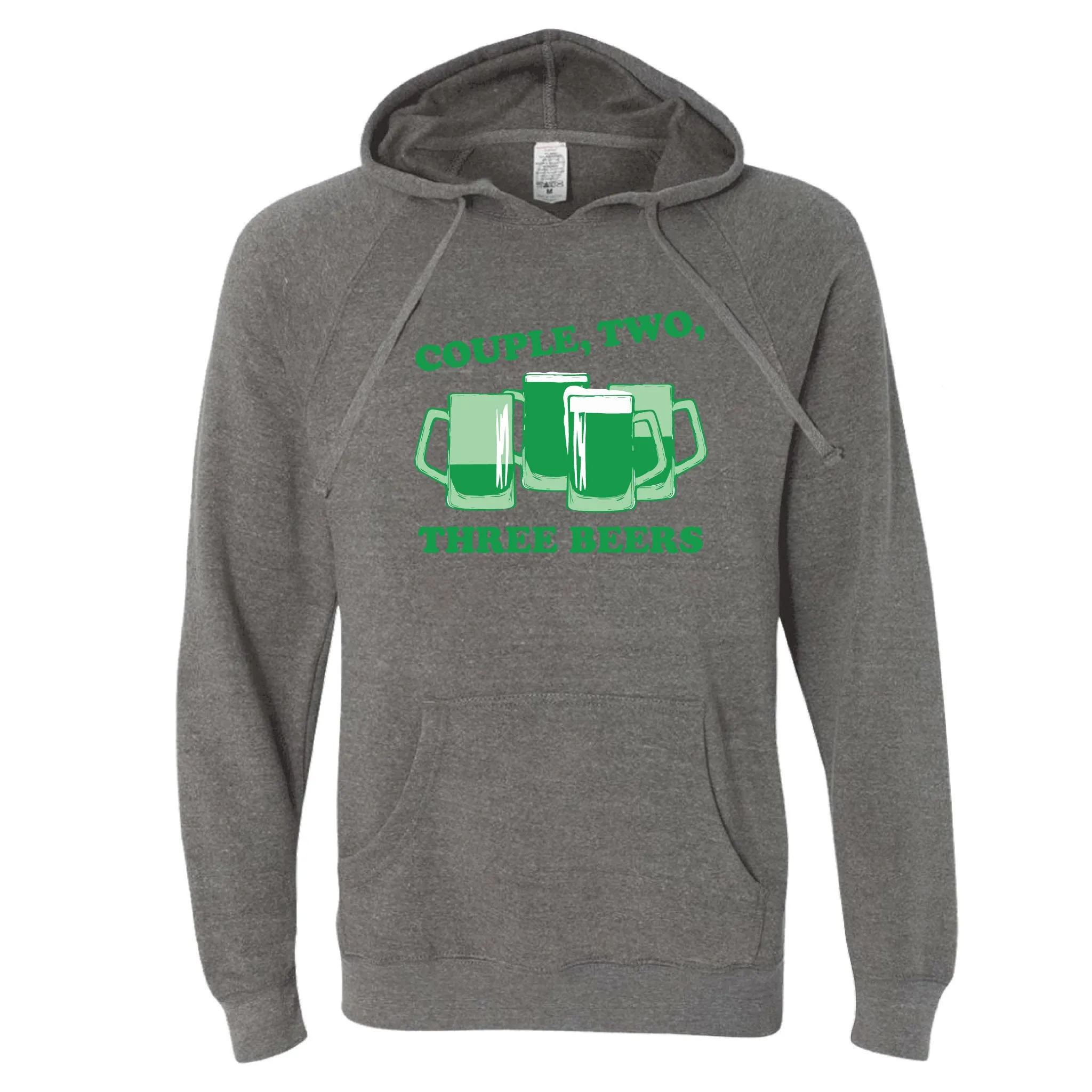 Couple, Two, Three Green Beers Minnesota Hoodie