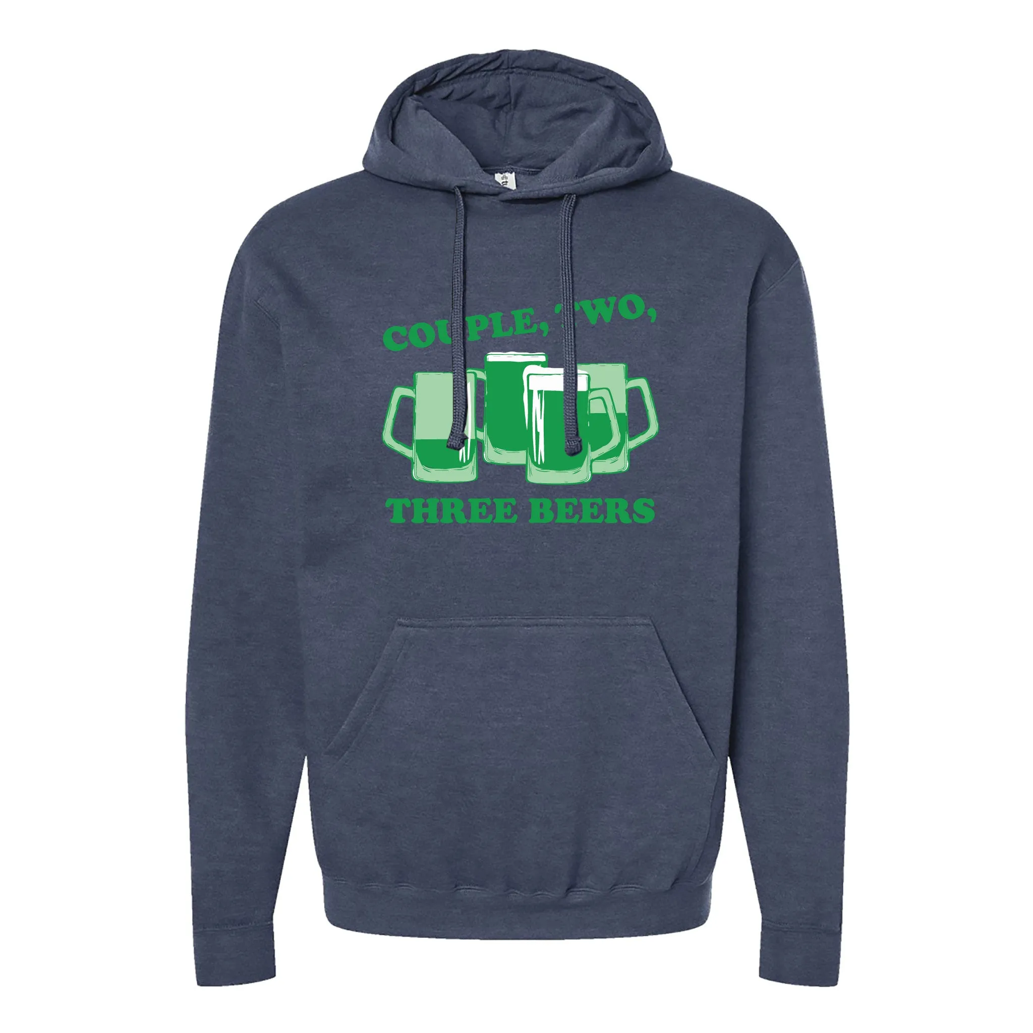 Couple, Two, Three Green Beers Minnesota Hoodie