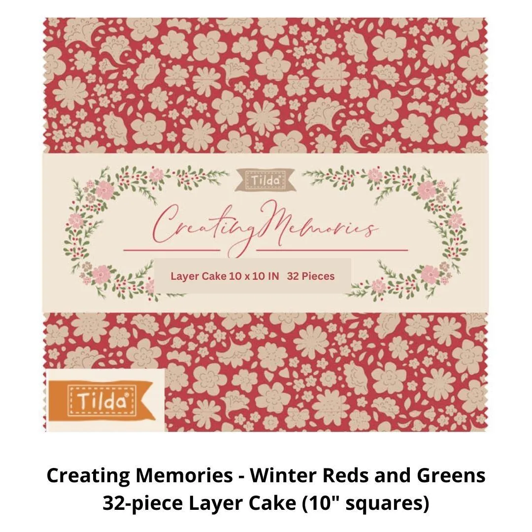 Creating Memories - Winter - 32-piece Layer Cake (10" Squares)