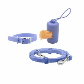 Daydream Blue Dog Collar Walk Set