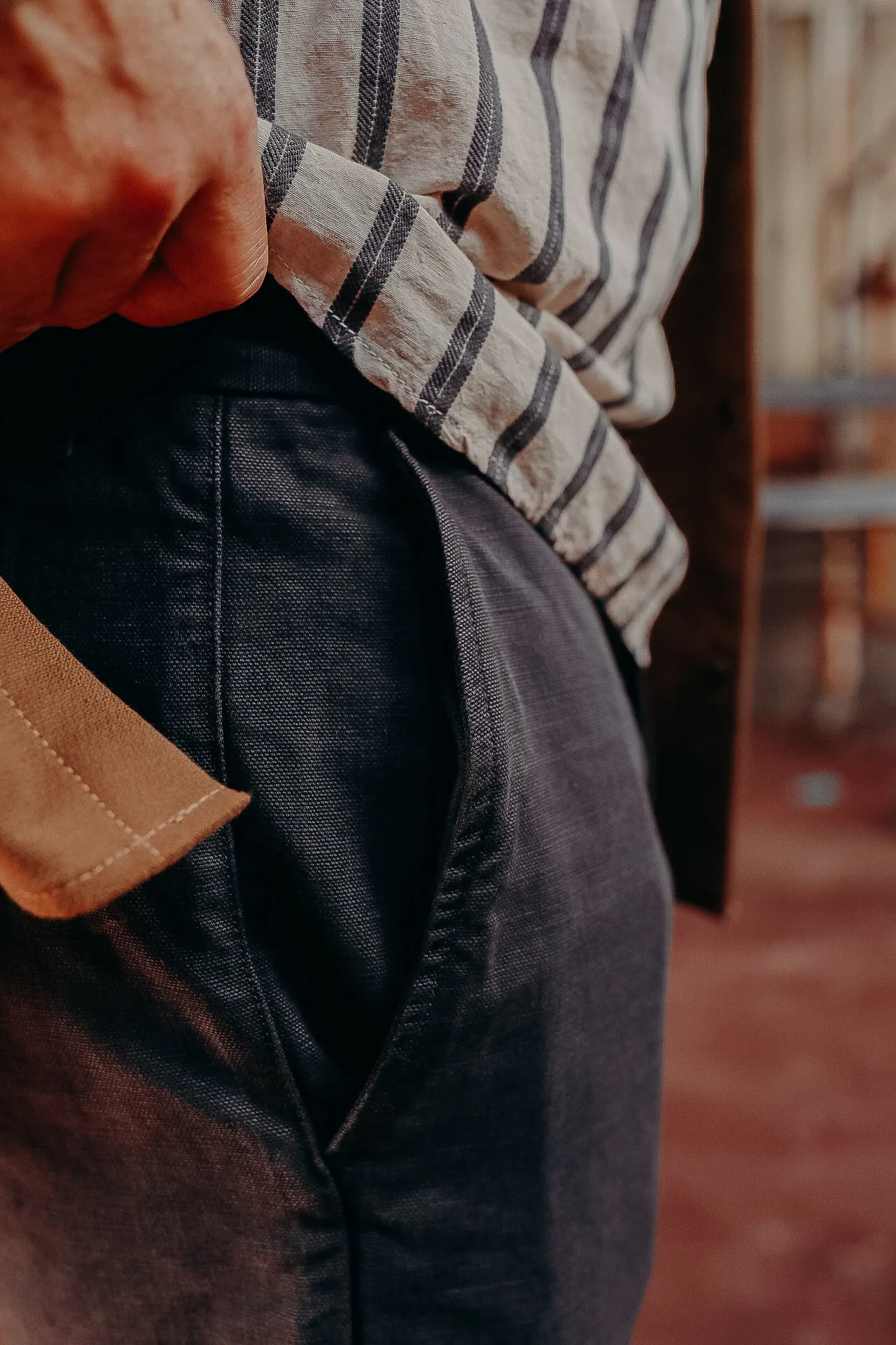 Deck Pant- 14oz Black
