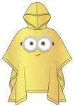 Despicable Me Minion Adult Rain Poncho