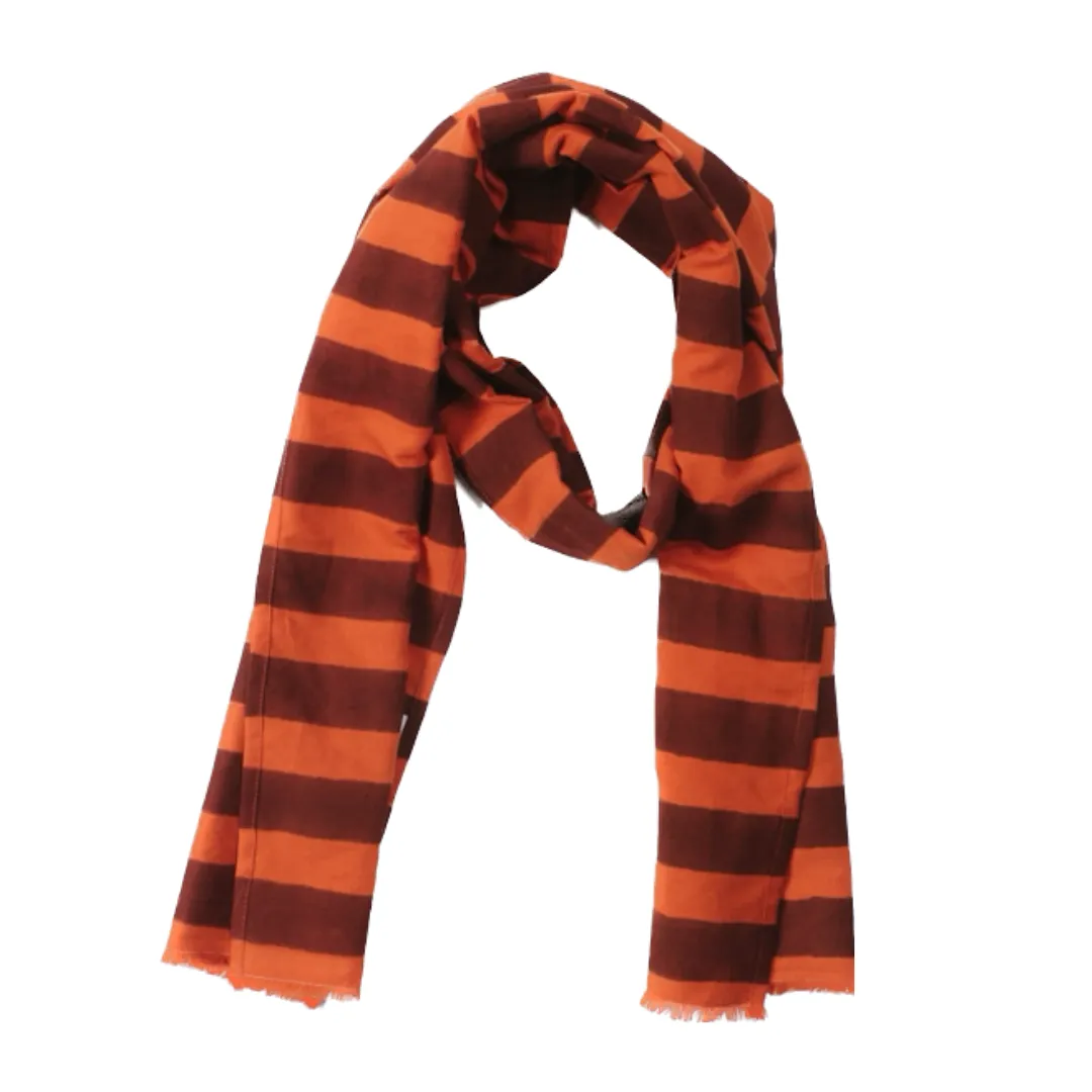 Donna Scarf in Clay Wide Stripe