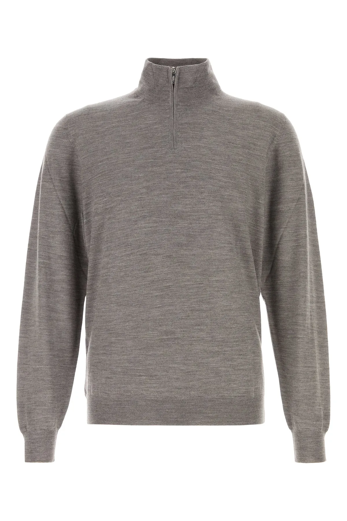 Dove grey wool Favonio sweater
