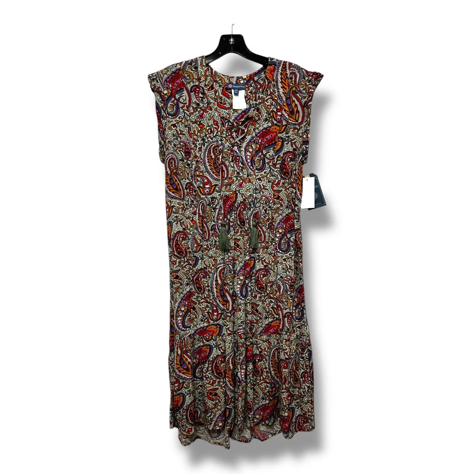 Dress Casual Maxi By Democracy In Multi, Size:Xs