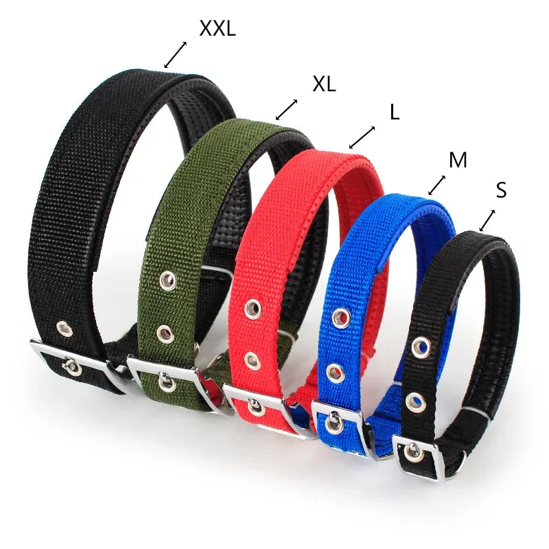 Durable Solid Nylon Dog Collar for Small, Medium, and Large Dogs – Breakaway Design