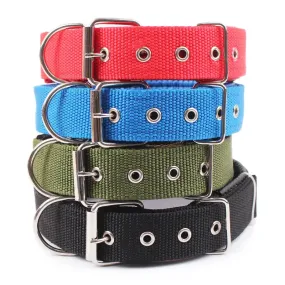 Durable Solid Nylon Dog Collar for Small, Medium, and Large Dogs – Breakaway Design