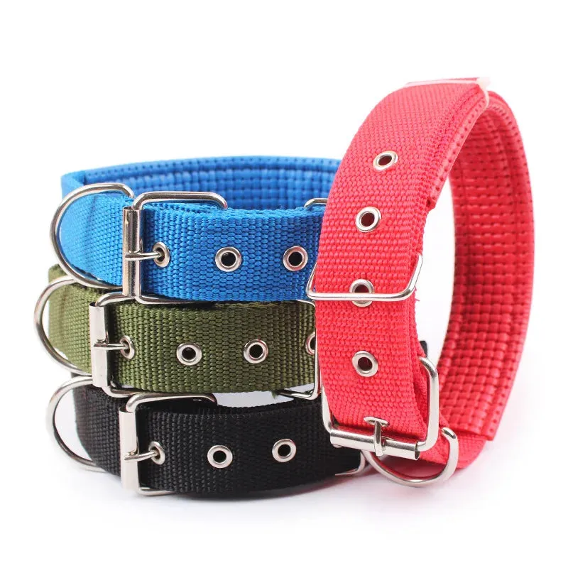 Durable Solid Nylon Dog Collar for Small, Medium, and Large Dogs – Breakaway Design