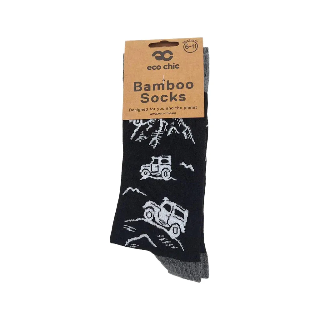 Eco Chic Eco-Friendly Landrovers Bamboo Socks