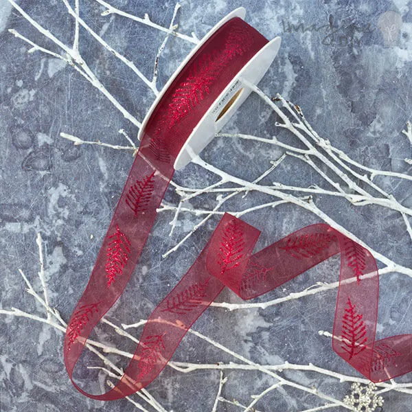 Frozen Winter Sparkle Red