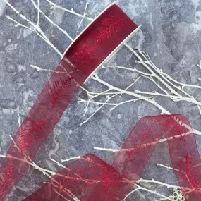 Frozen Winter Sparkle Red